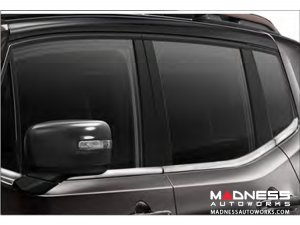Jeep Renegade Window Trim Cover Kit - 6 piece - Stainless Steel - 2015-2024 Jeep Renegade Window Trim Cover Kit - 6 piece - Stainless Steel - 2015-2024
